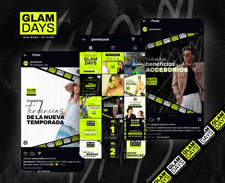 GlamDays Social Media